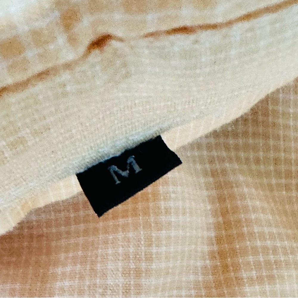 90s White Horse Western Snap Button Up Orange 🧡 Size Medium Cowgirl Western OSU - Picture 9 of 10
